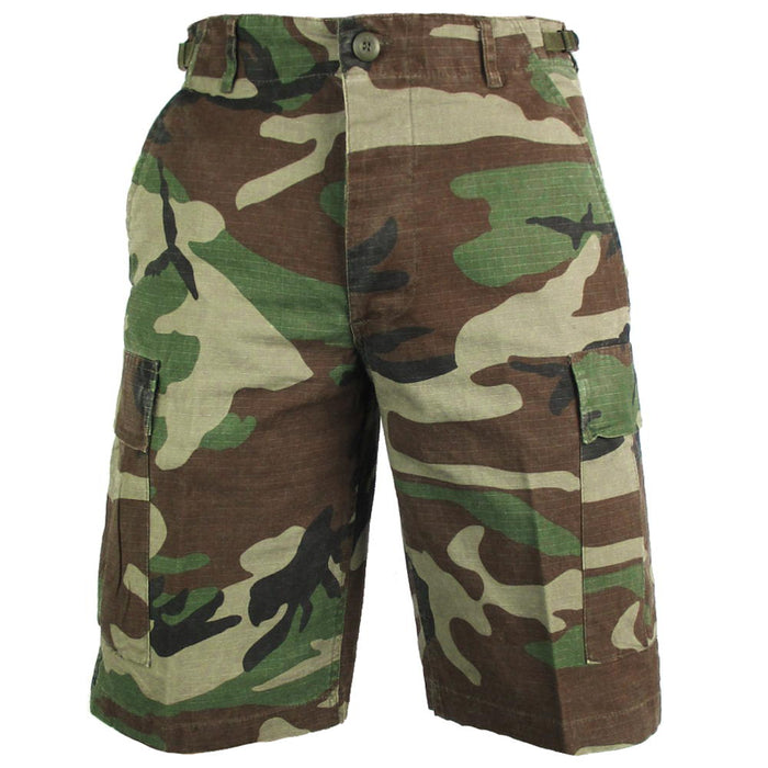 Woodland Camo Ripstop Shorts