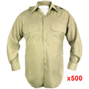 500 Australian Issue Khaki Shirts - Australian Army Surplus - Dress Shirts