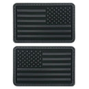 US Flag PVC Patch - Black - Unbranded - Flags, Badges & Insignia