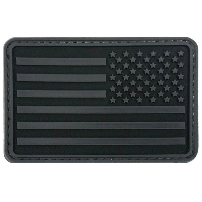 US Flag PVC Patch - Black - Unbranded - Flags, Badges & Insignia