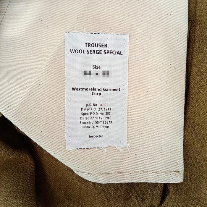 US Repro M1937 Wool Trousers - Mil-Tec - Combat Trousers