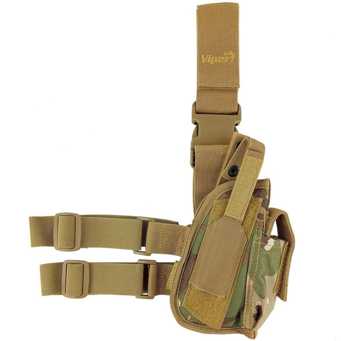 Multi Camo Tactical Leg Holster - Right Handed