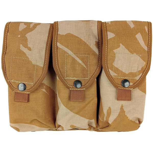 British Desert DPM Triple Ammo Pouch