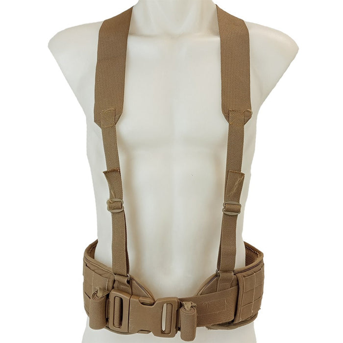 USMC Coyote MOLLE Belt w/ Suspenders