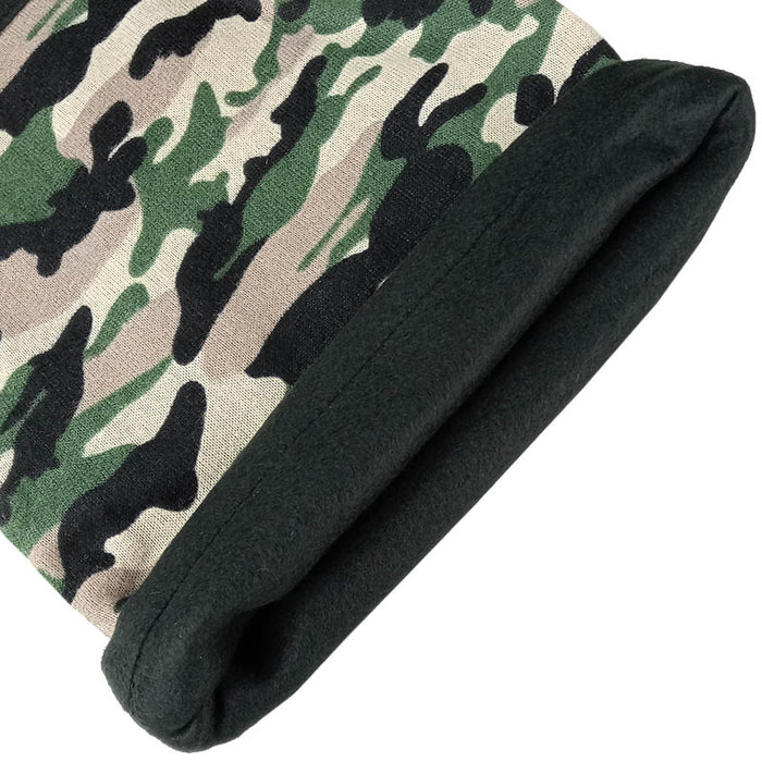 Camo Fleece Headover